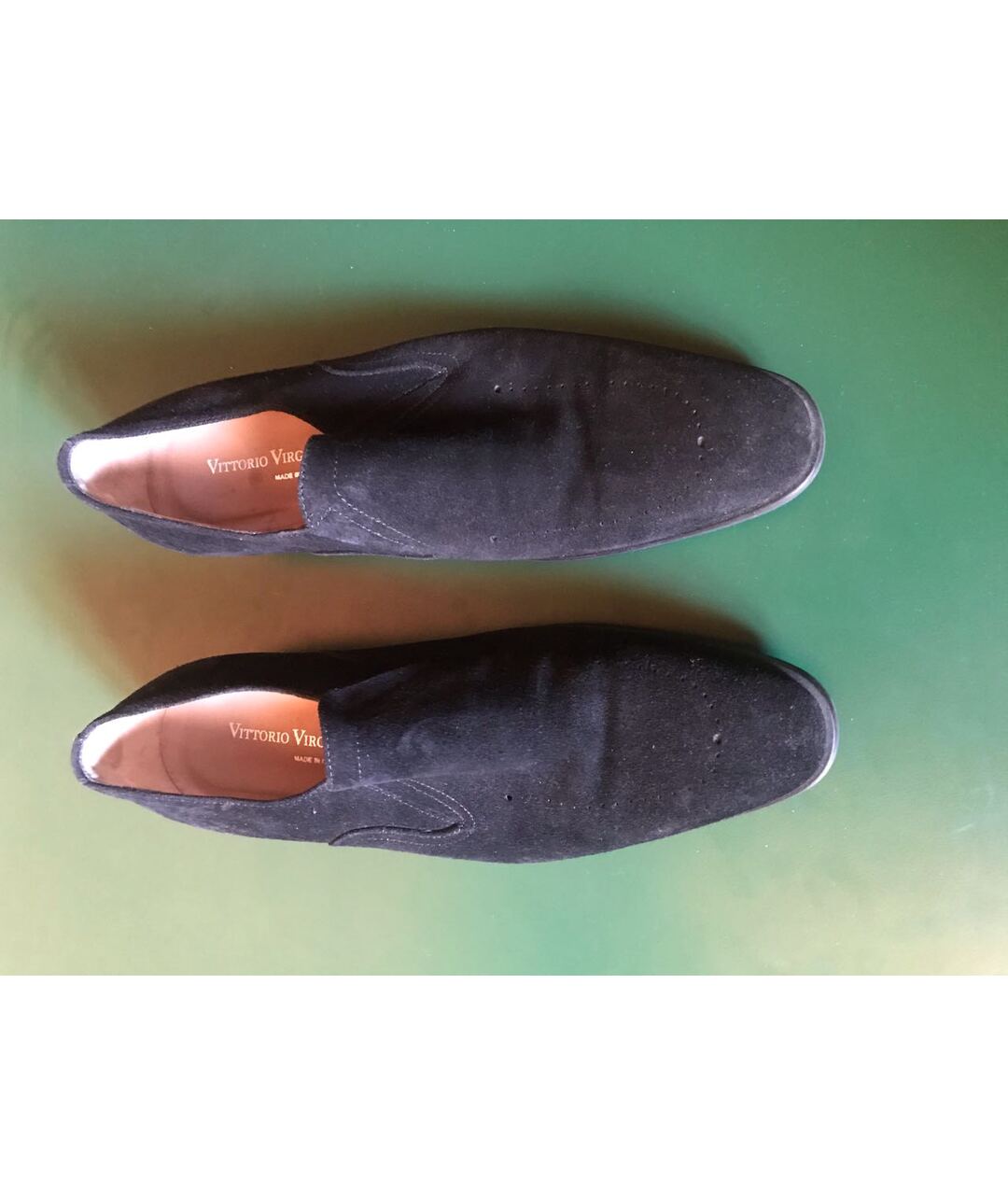 VITTORIO VIRGILI Черные замшевые туфли, фото 2