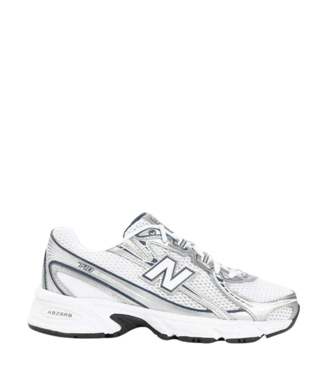 NEW BALANCE Белые текстильные кроссовки, фото 1