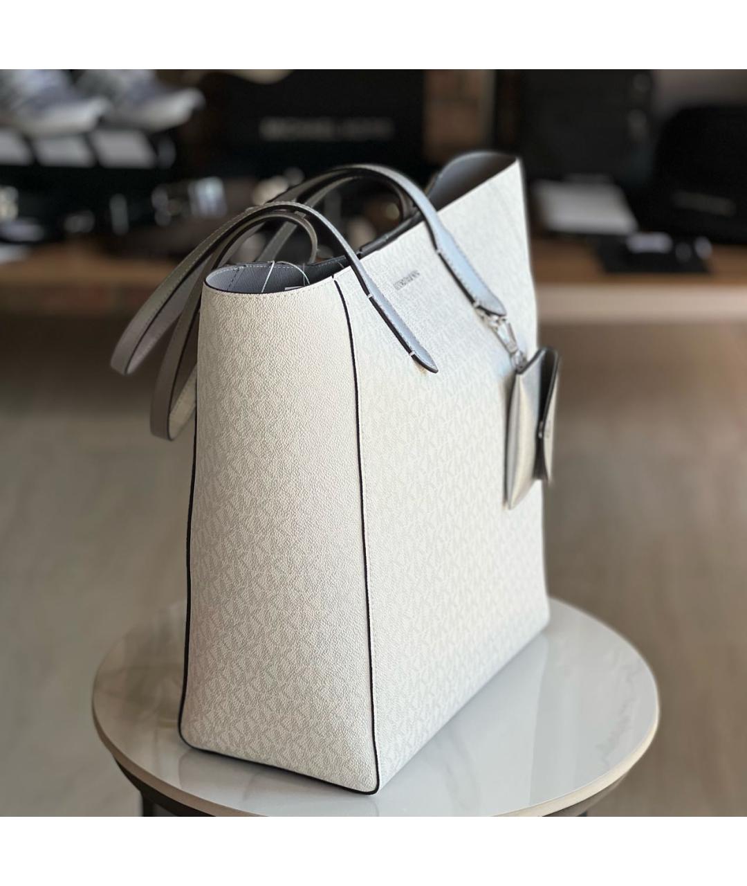 MICHAEL KORS Белая канва сумка через плечо, фото 2