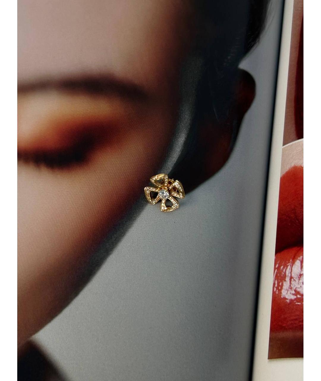 BVLGARI Золотые серьги из розового золота, фото 2