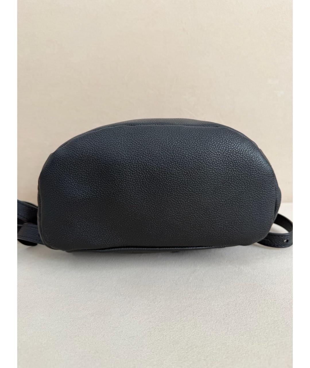 LOUIS VUITTON Черный кожаный рюкзак, фото 5