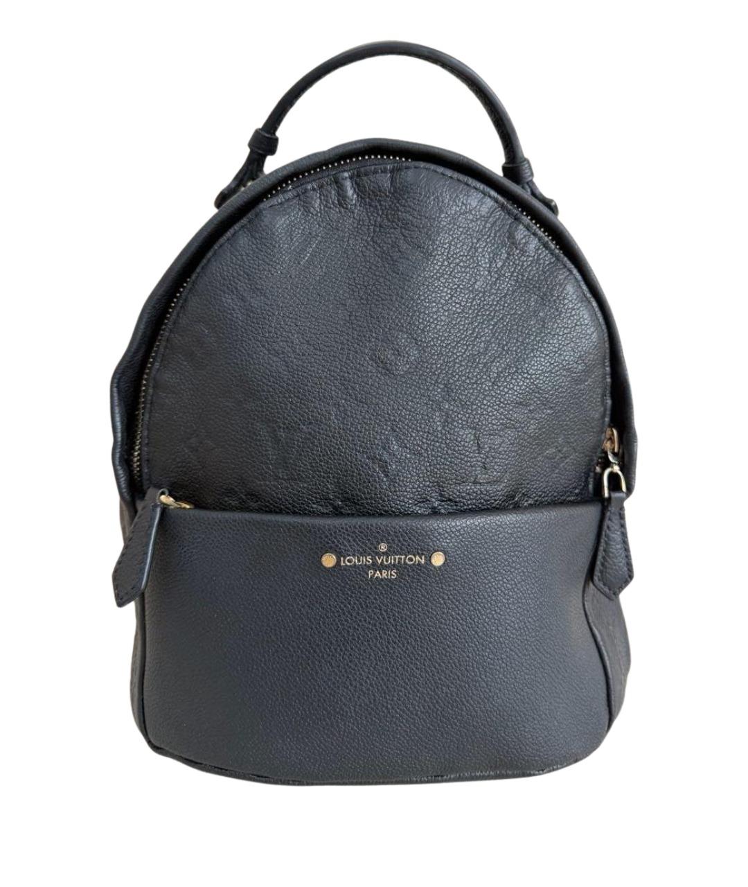 LOUIS VUITTON Черный кожаный рюкзак, фото 1