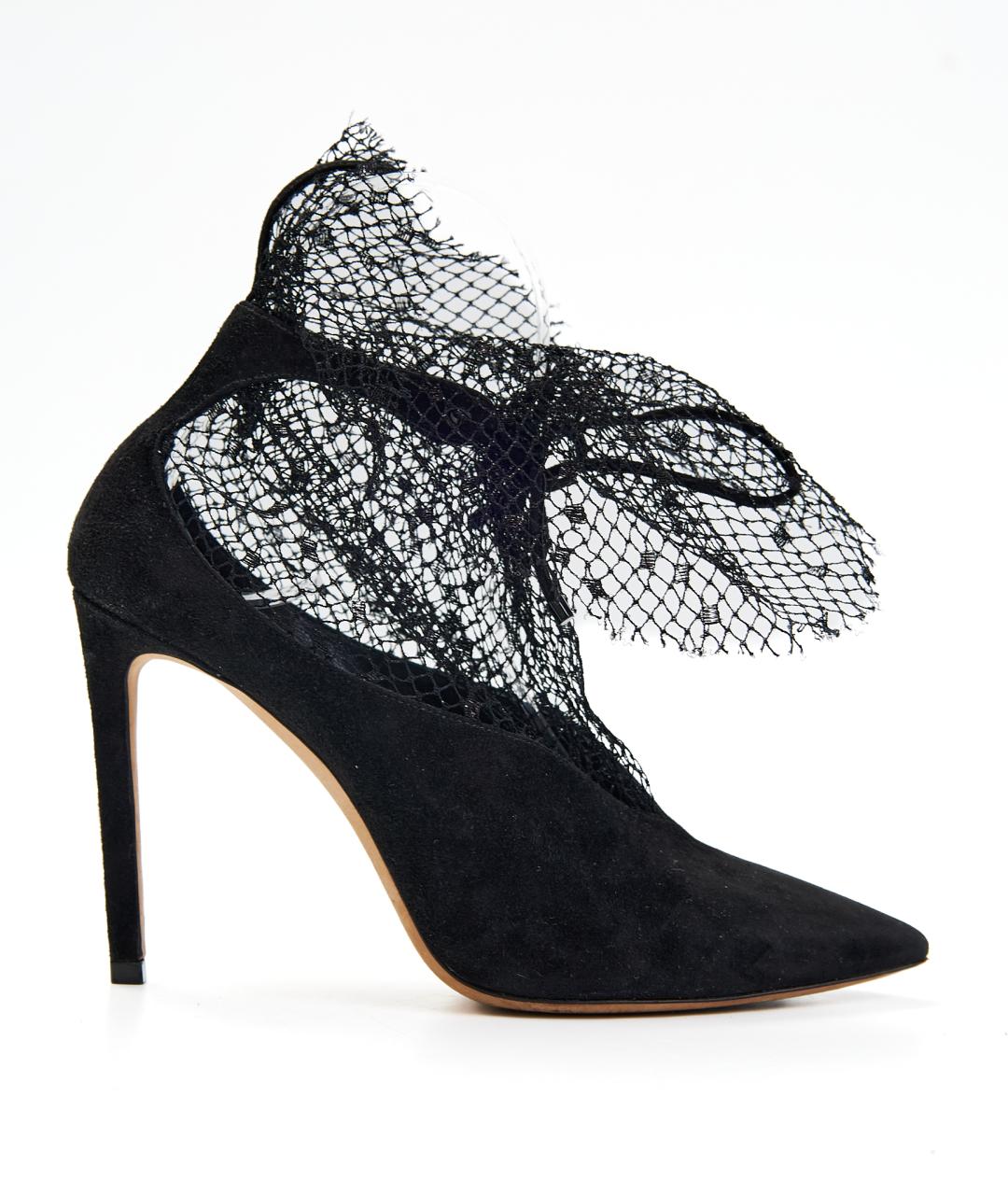 JIMMY CHOO Черные замшевые туфли, фото 6