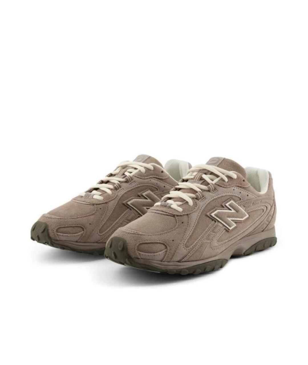NEW BALANCE Коричневые замшевые кроссовки, фото 2