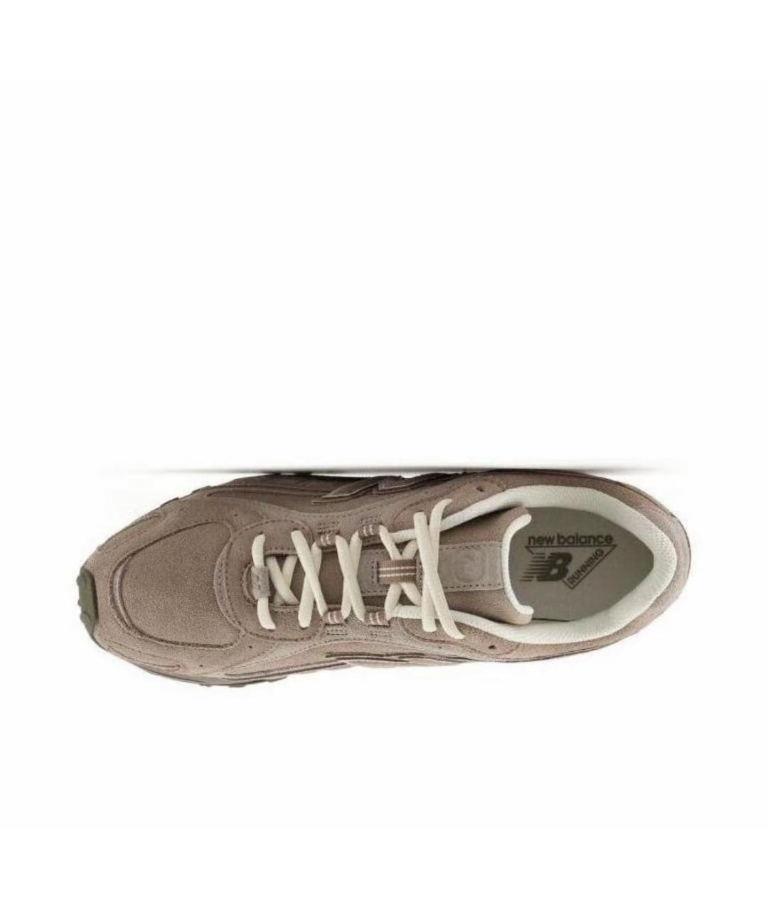 NEW BALANCE Коричневые замшевые кроссовки, фото 3
