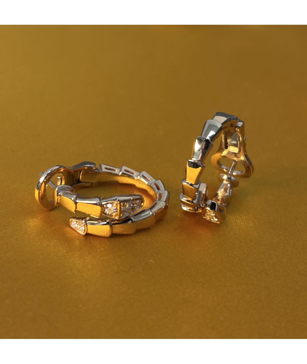 BVLGARI Золотые серьги из розового золота, фото 5