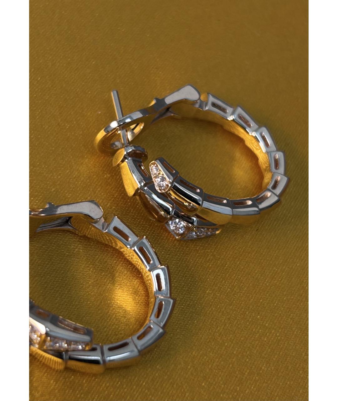 BVLGARI Золотые серьги из розового золота, фото 4