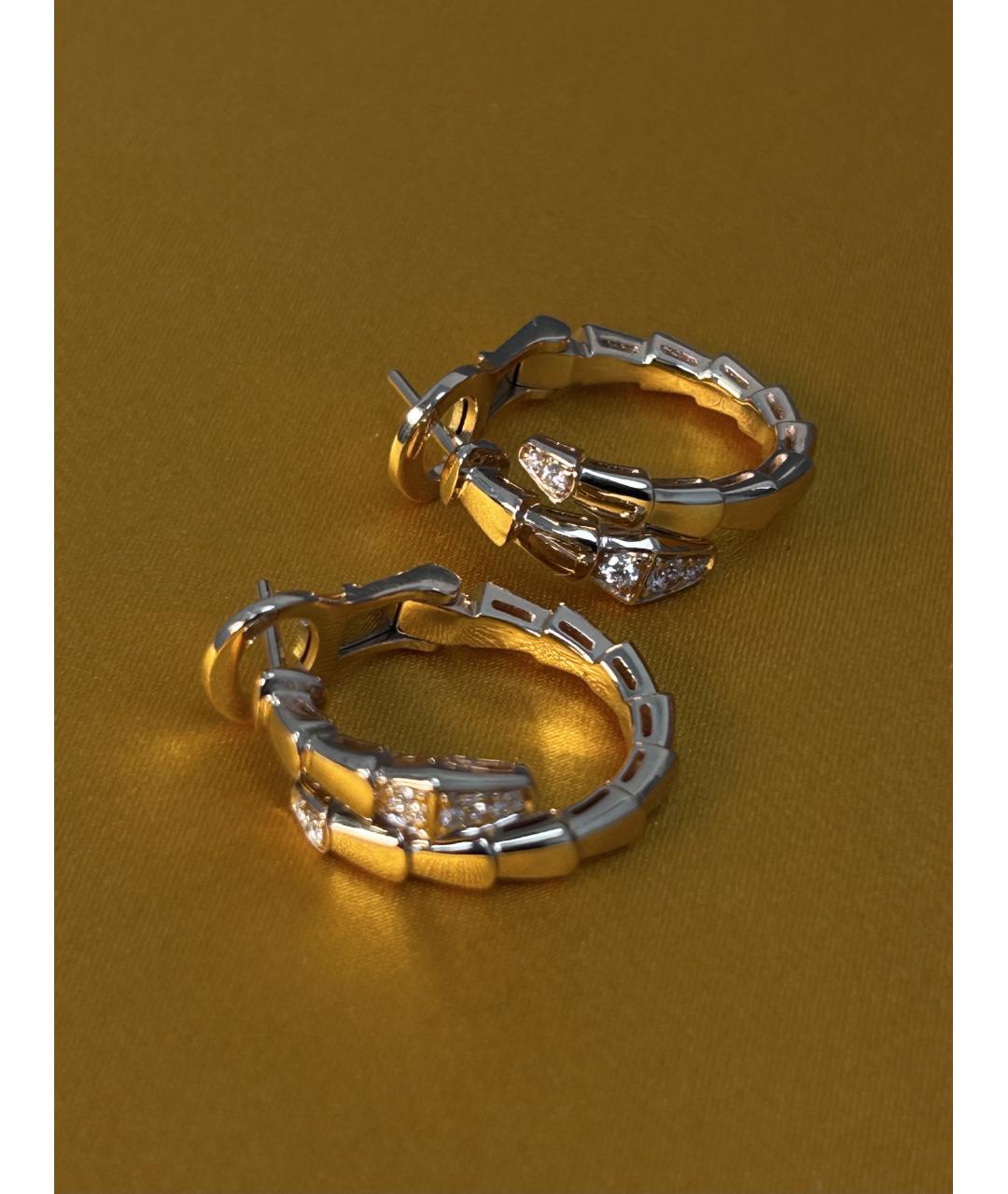 BVLGARI Золотые серьги из розового золота, фото 3