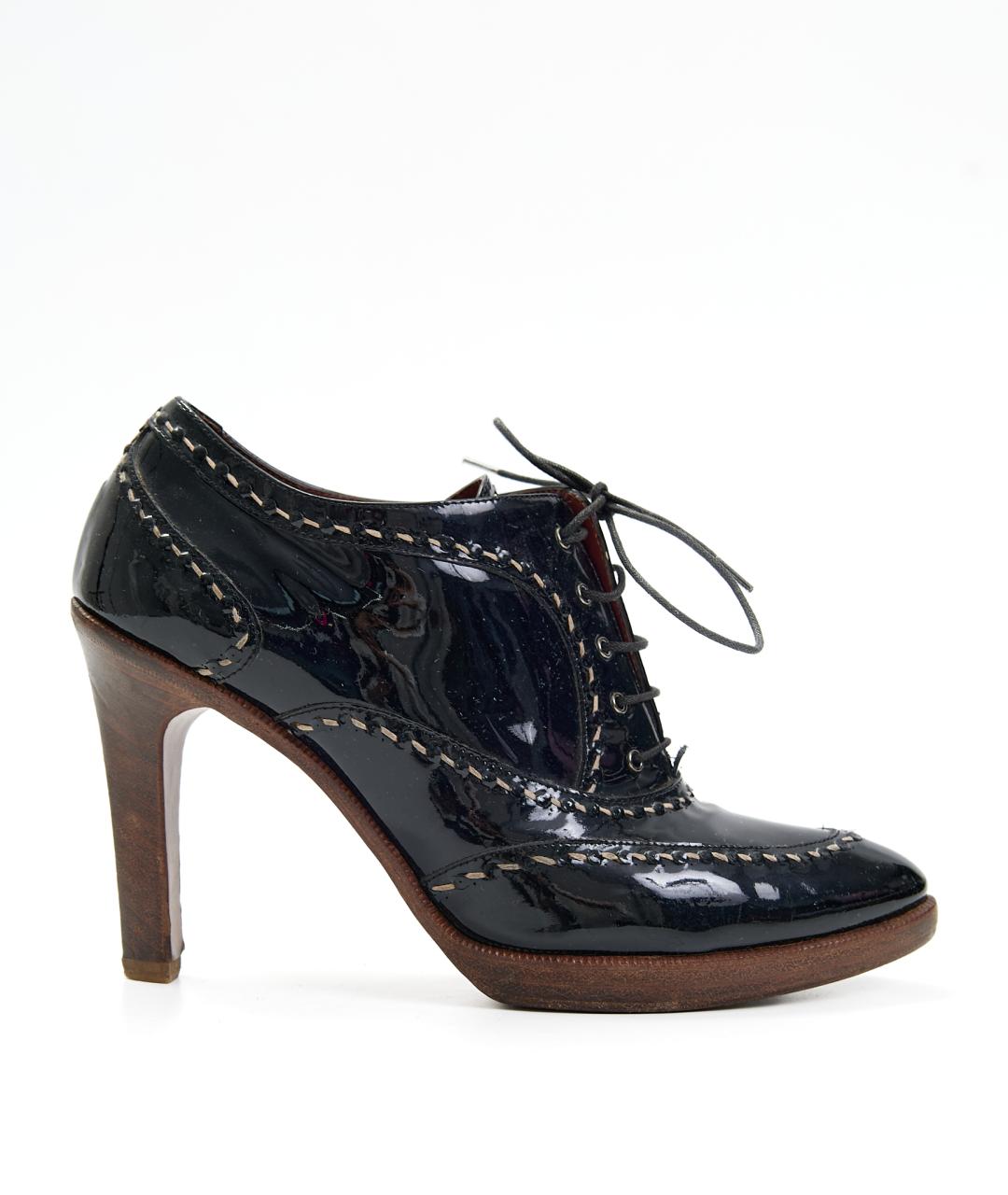 BOTTEGA VENETA Черные туфли из лакированной кожи, фото 6