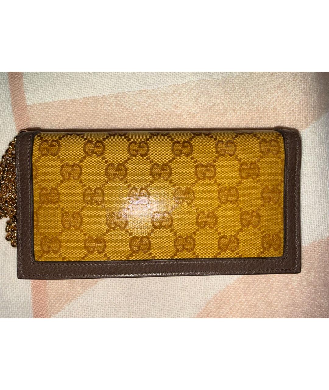 GUCCI Коричневый кошелек, фото 4