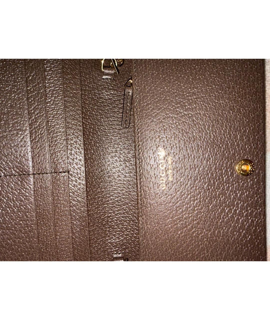 GUCCI Коричневый кошелек, фото 3