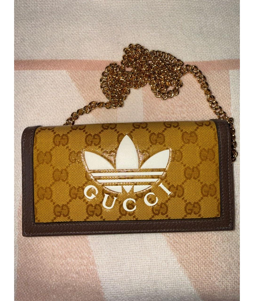 GUCCI Коричневый кошелек, фото 2