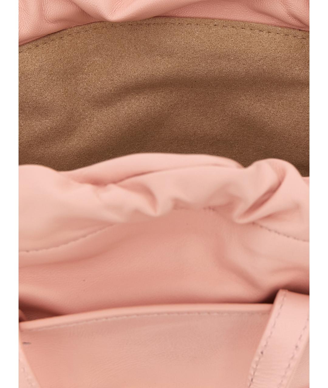 BALMAIN Розовая кожаная сумка тоут, фото 4