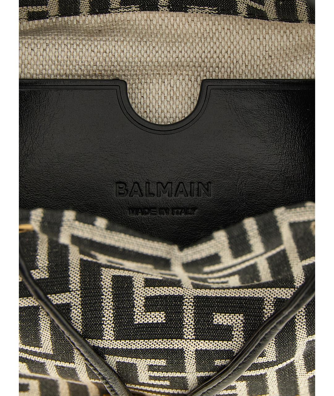 BALMAIN Белая синтетическая сумка тоут, фото 4