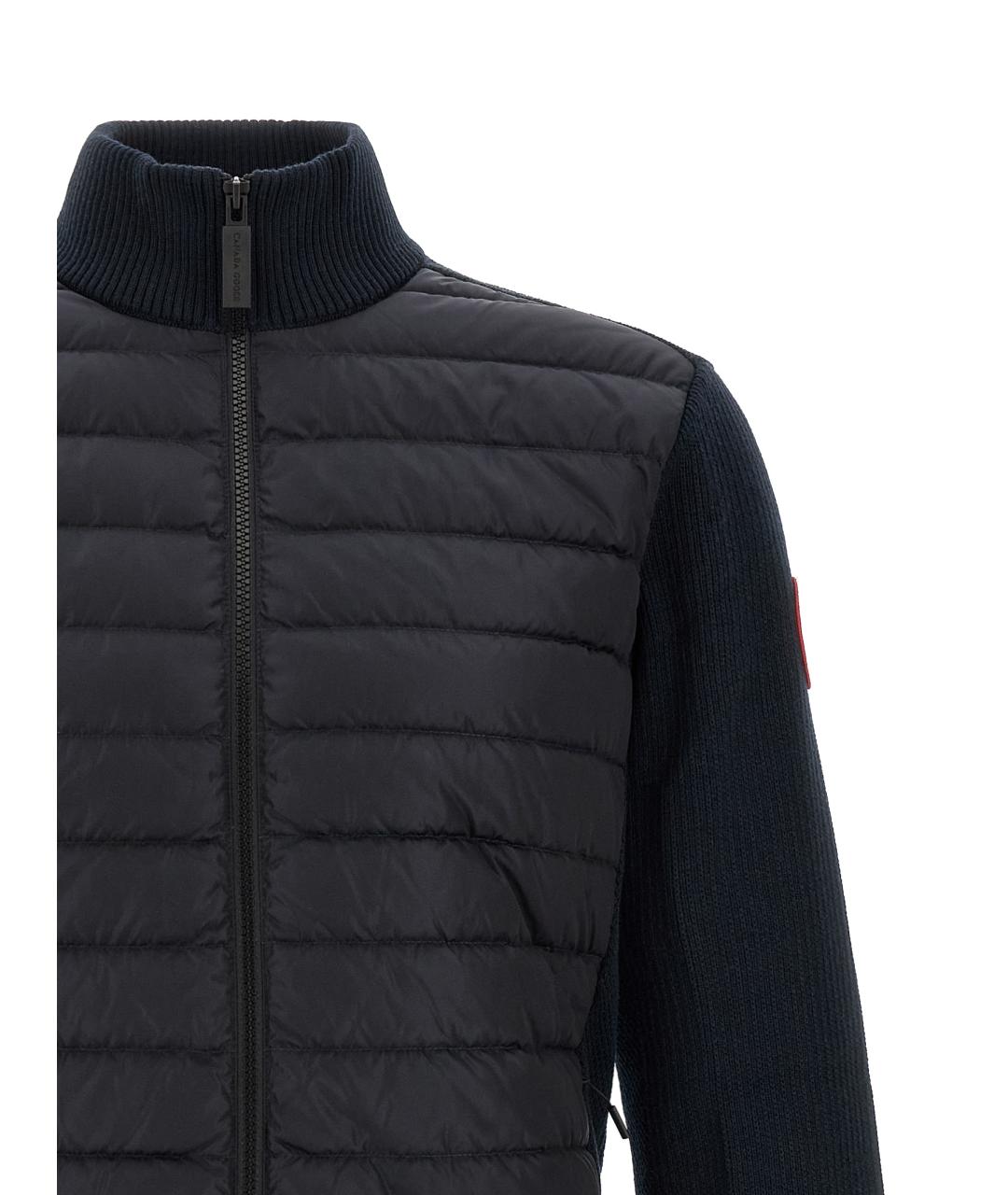 CANADA GOOSE Черная шерстяная куртка, фото 3