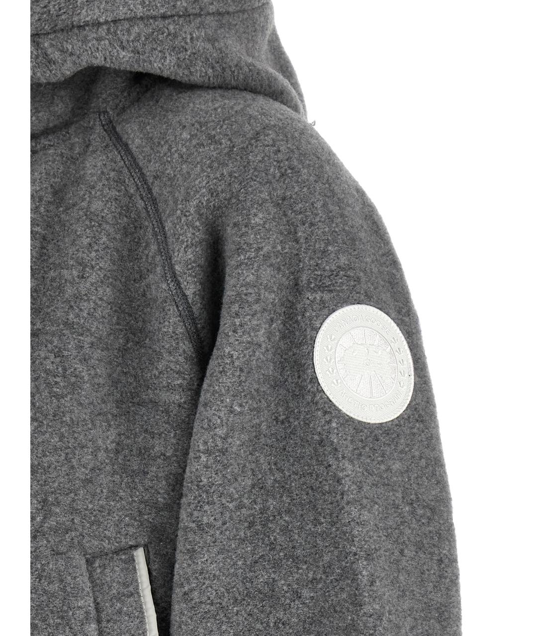 CANADA GOOSE Серая шерстяная куртка, фото 4
