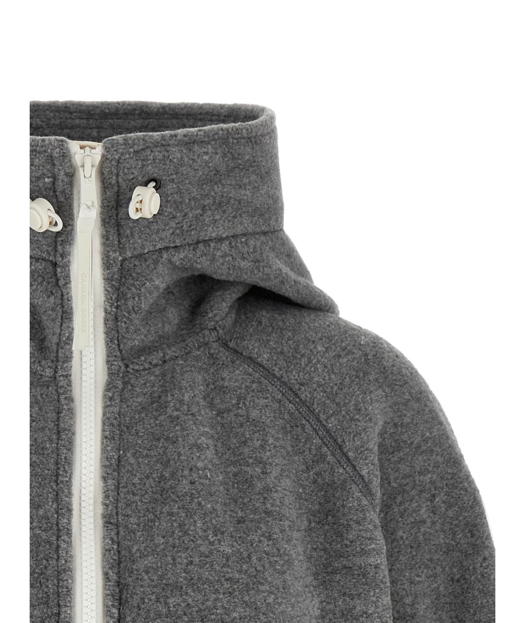 CANADA GOOSE Серая шерстяная куртка, фото 3