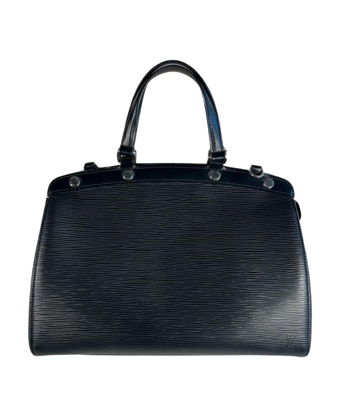 LOUIS VUITTON Черная кожаная сумка тоут, фото 1