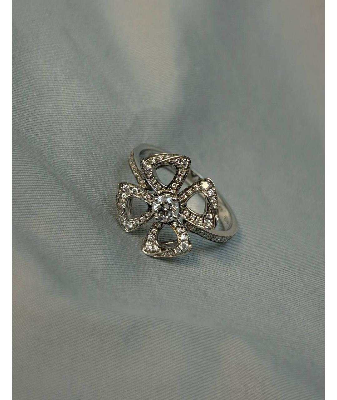 BVLGARI Серебряное кольцо из белого золота, фото 5