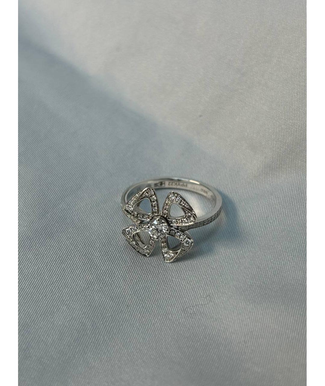 BVLGARI Серебряное кольцо из белого золота, фото 4