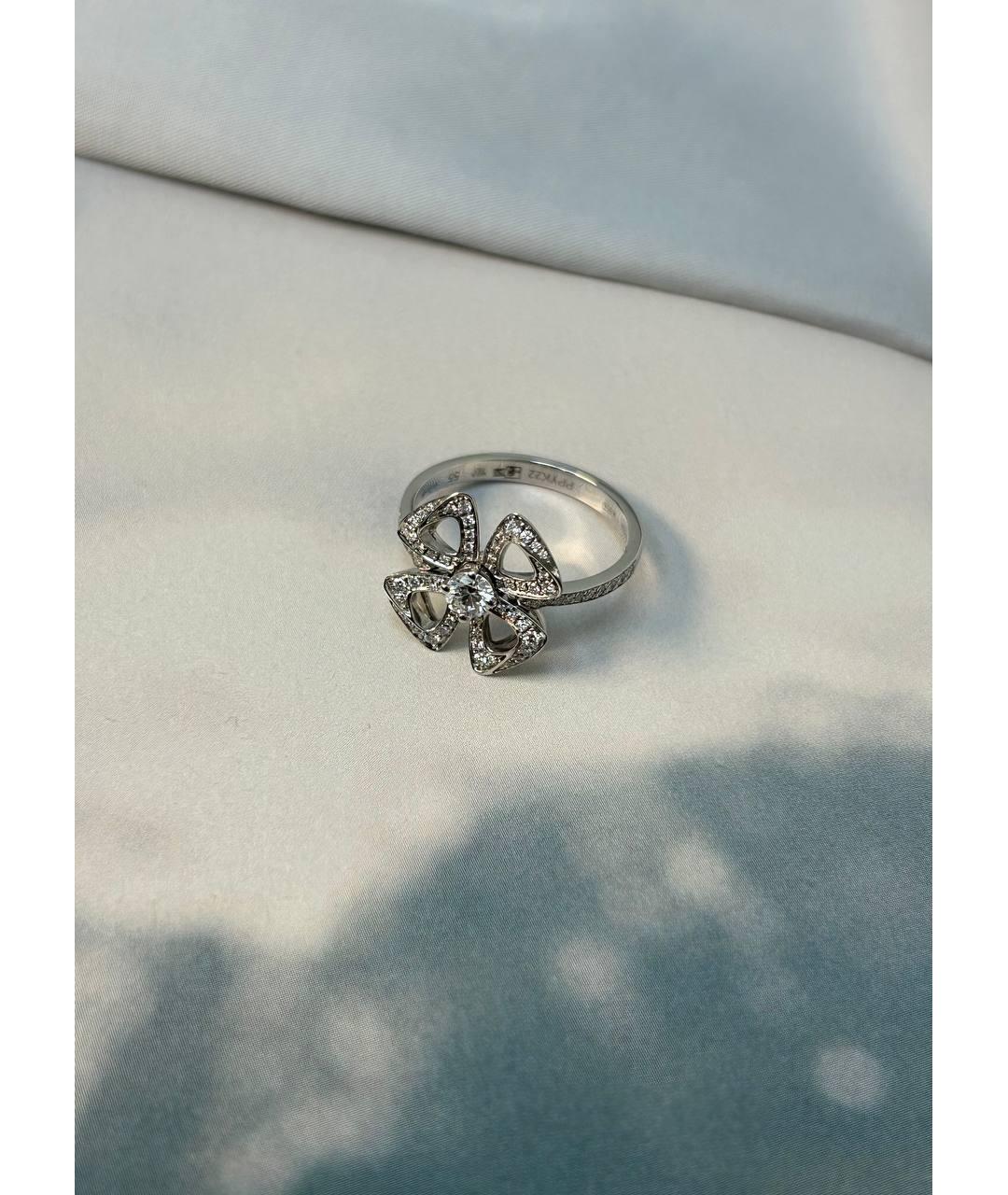 BVLGARI Серебряное кольцо из белого золота, фото 2