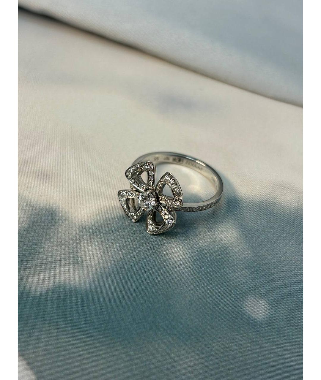 BVLGARI Серебряное кольцо из белого золота, фото 3