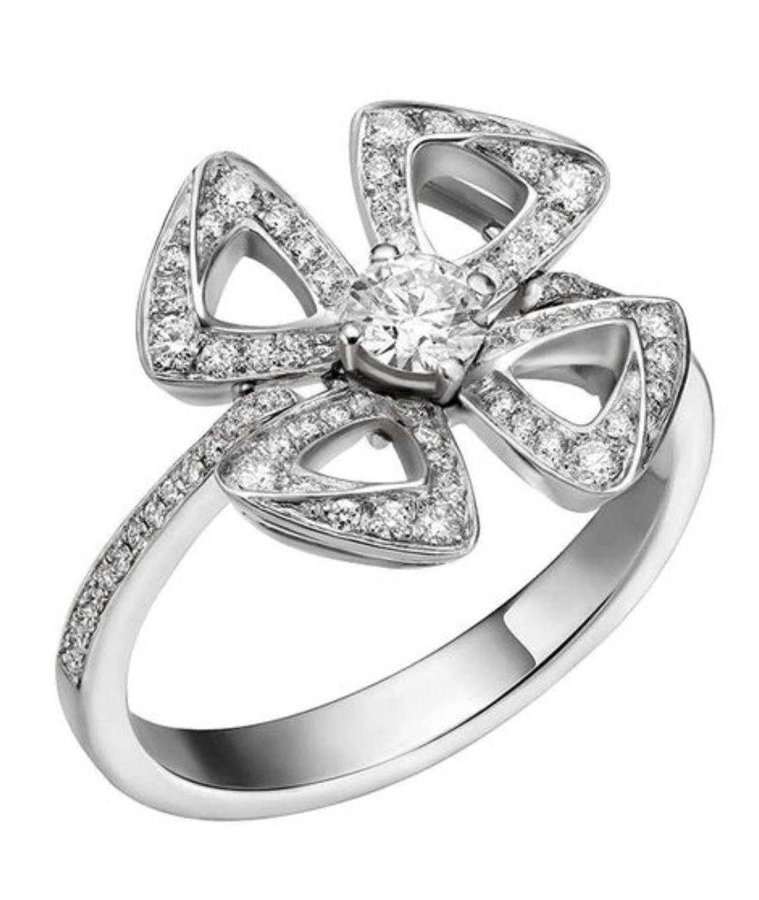 BVLGARI Серебряное кольцо из белого золота, фото 1