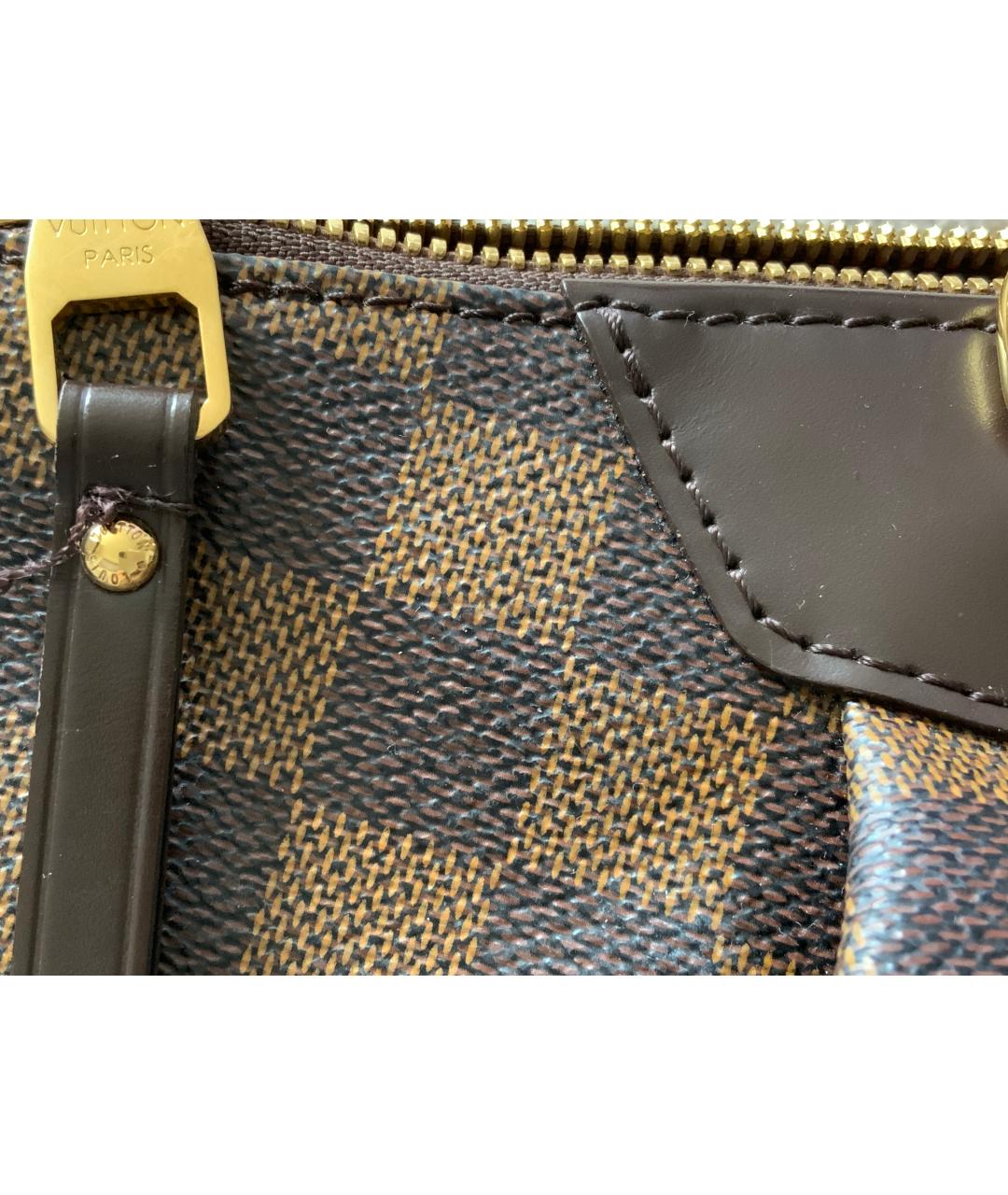 LOUIS VUITTON Коричневая канва сумка тоут, фото 3