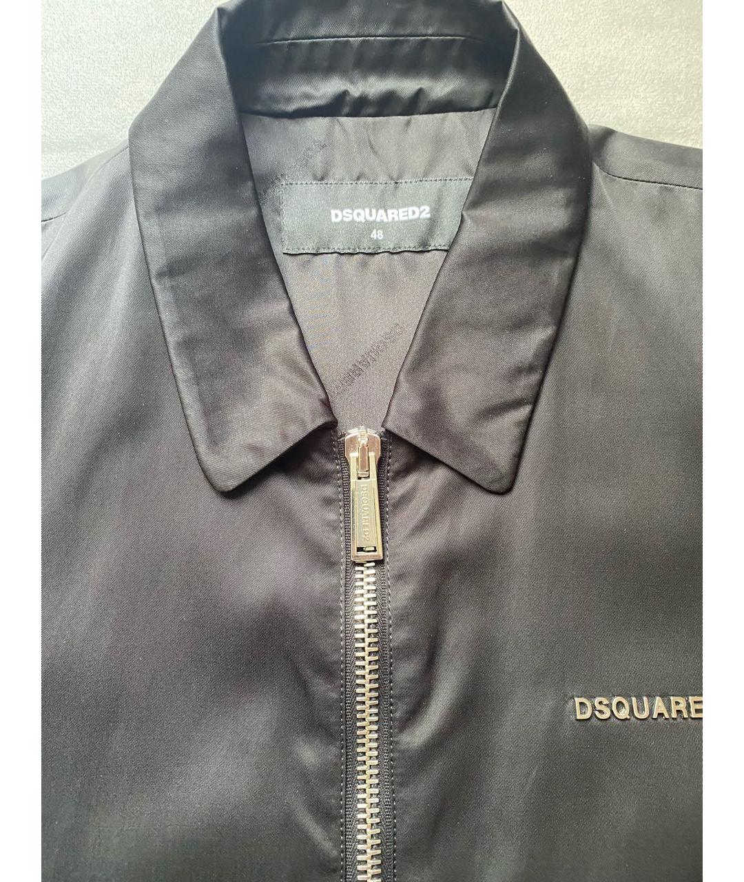 DSQUARED2 Черная атласная куртка, фото 3