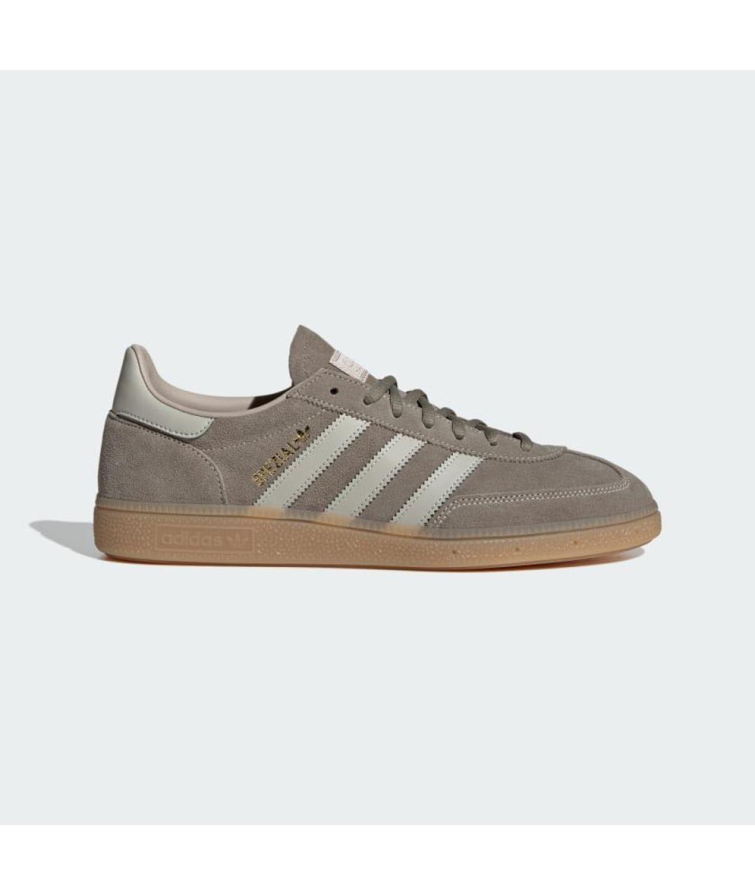 ADIDAS Бежевые замшевые кеды, фото 4
