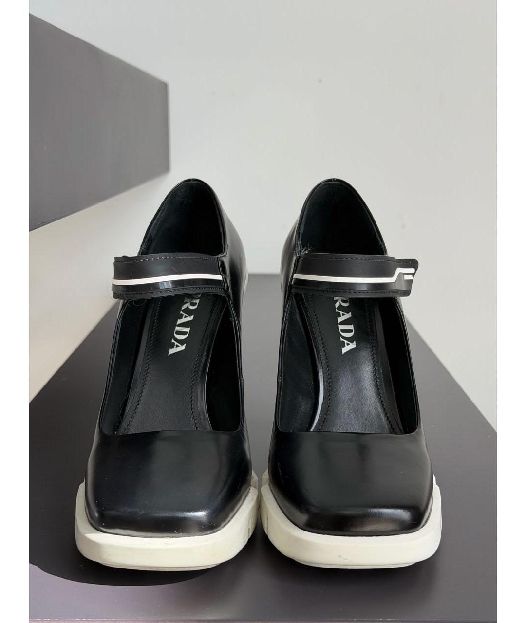 PRADA Черные туфли из лакированной кожи, фото 2