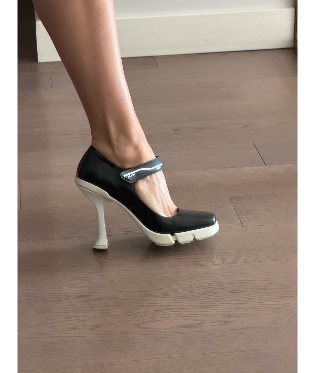 PRADA Черные туфли из лакированной кожи, фото 8