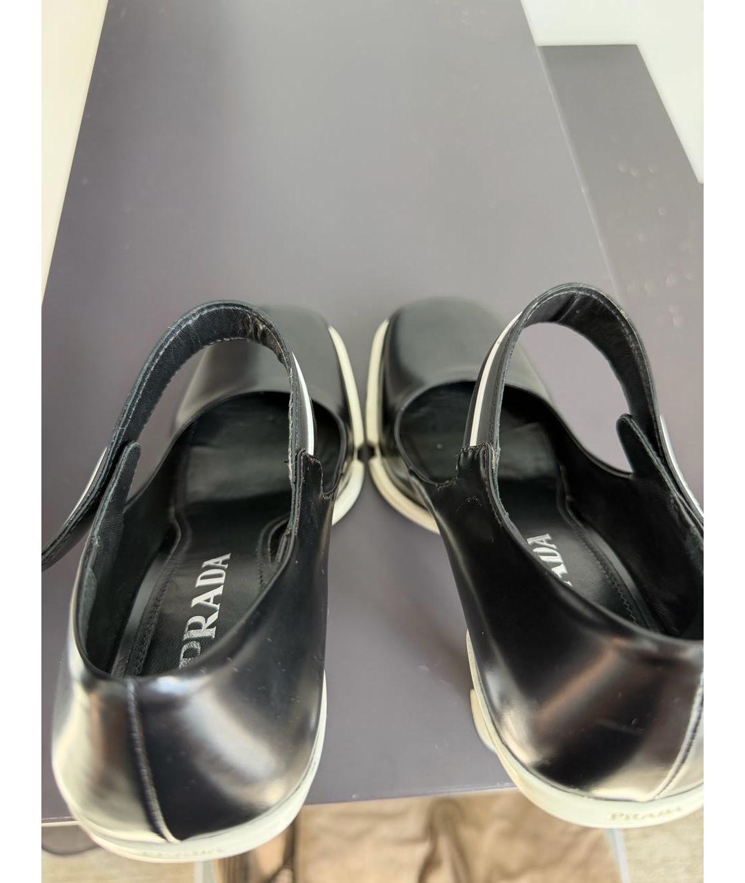 PRADA Черные туфли из лакированной кожи, фото 3