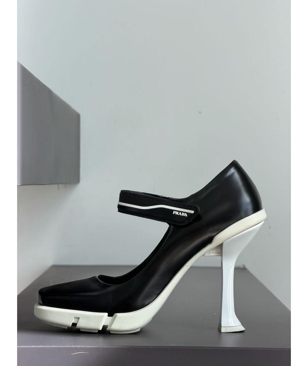 PRADA Черные туфли из лакированной кожи, фото 9