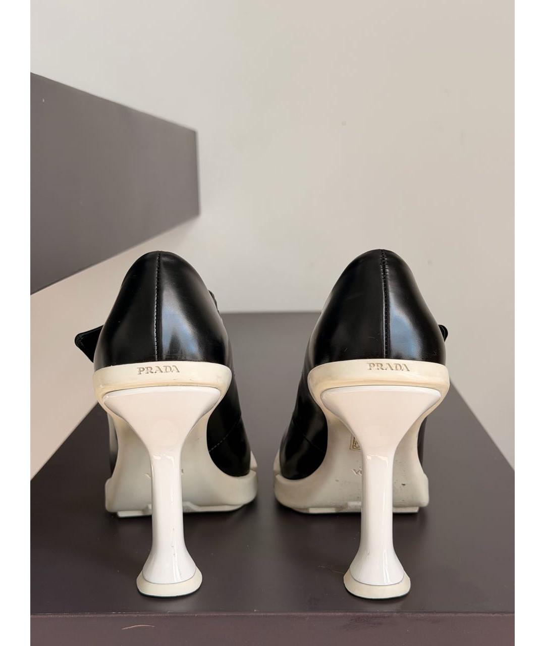 PRADA Черные туфли из лакированной кожи, фото 4