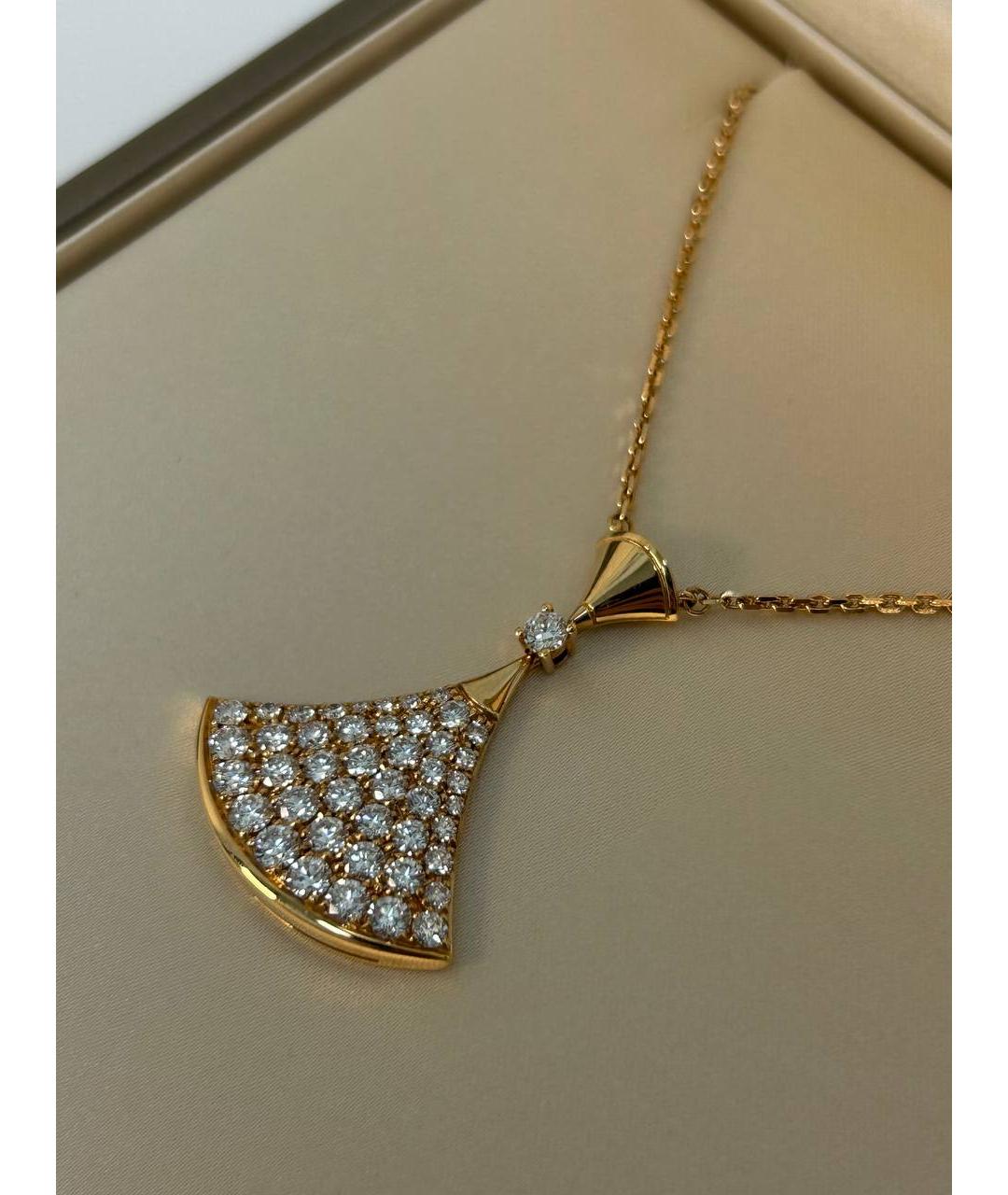 BVLGARI Золотое колье из розового золота, фото 5