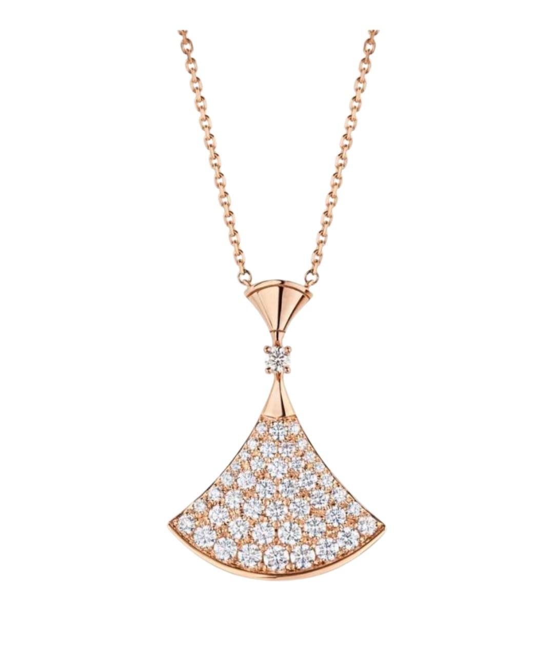 BVLGARI Золотое колье из розового золота, фото 1