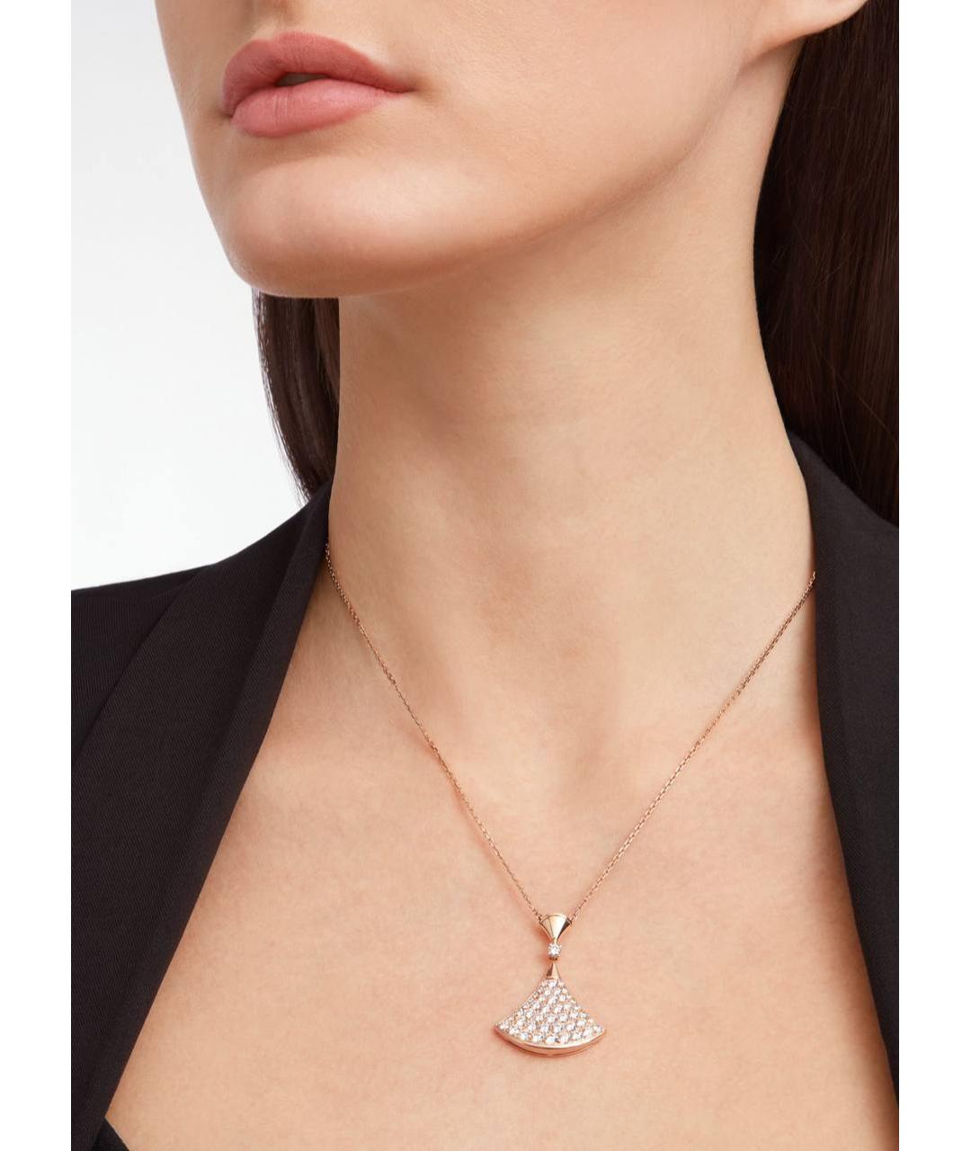 BVLGARI Золотое колье из розового золота, фото 2