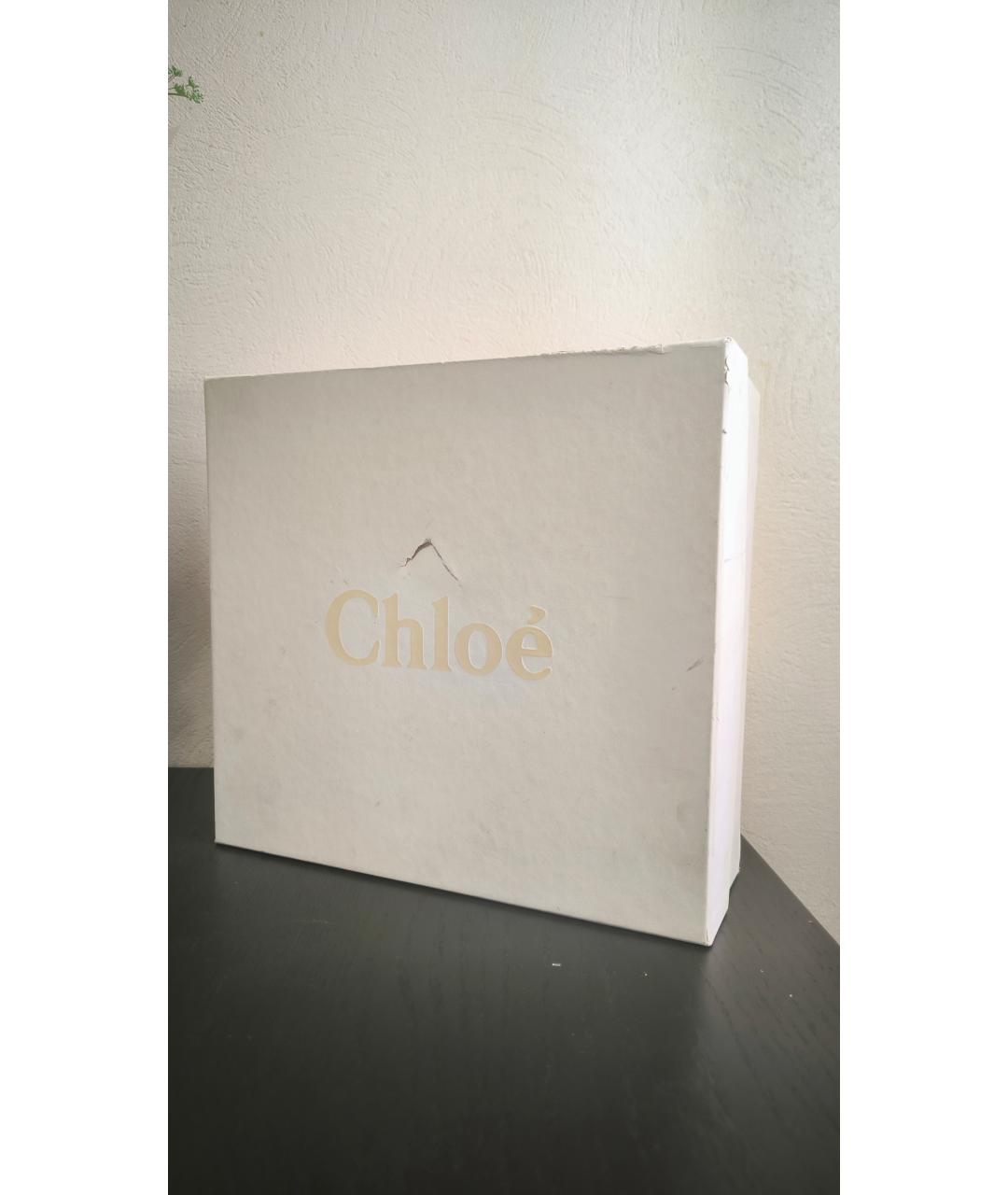 CHLOE Черные кожаные ботильоны, фото 8