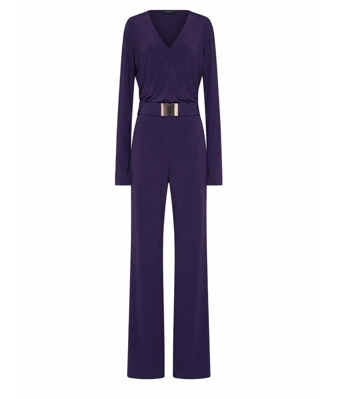 EMILIO PUCCI Фиолетовый вискозный комбинезон, фото 1