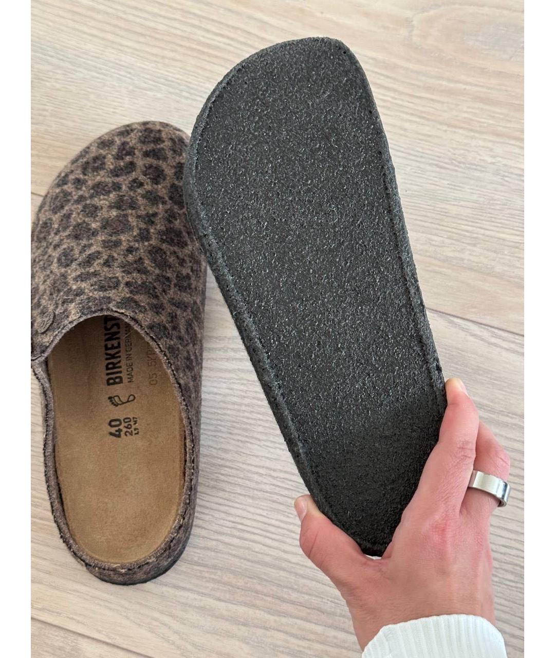 BIRKENSTOCK Коричневые сабо, фото 5