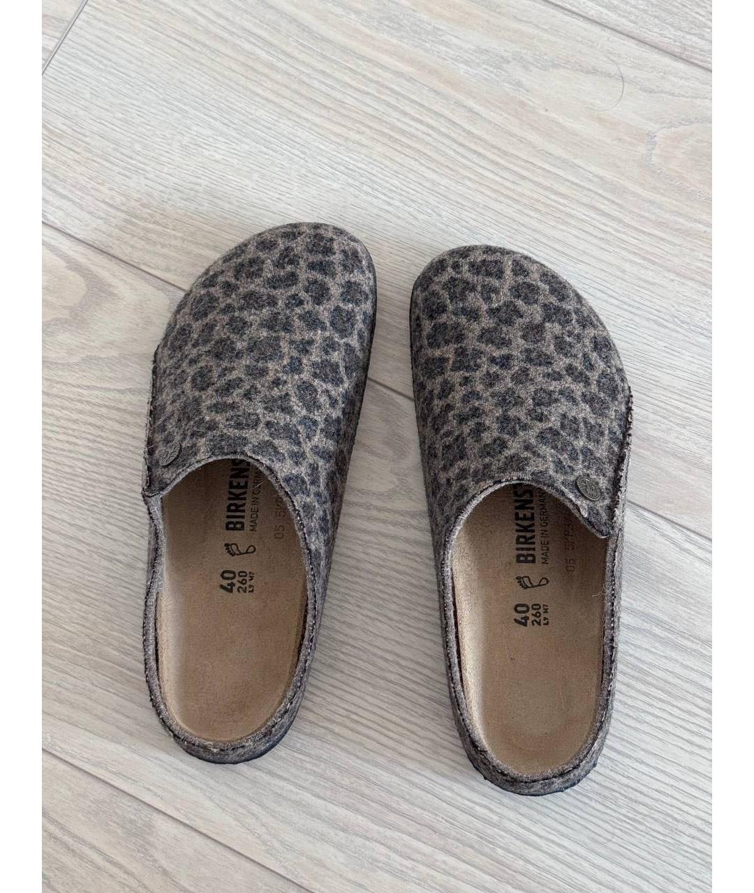 BIRKENSTOCK Коричневые сабо, фото 2
