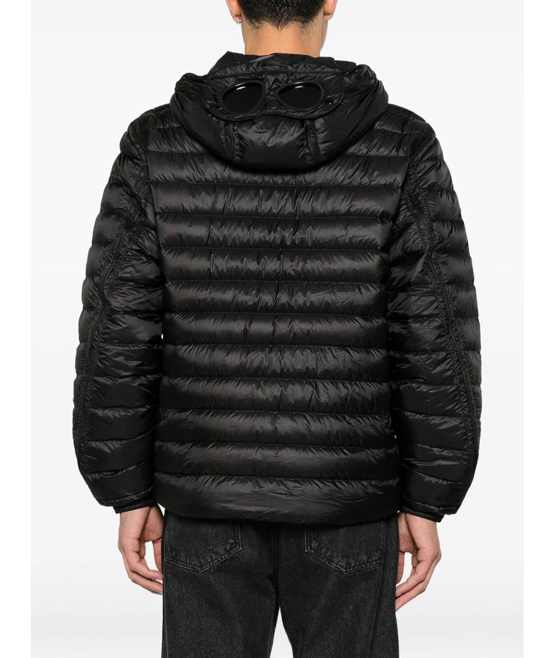 CP COMPANY Черный полиамидовый пуховик, фото 3