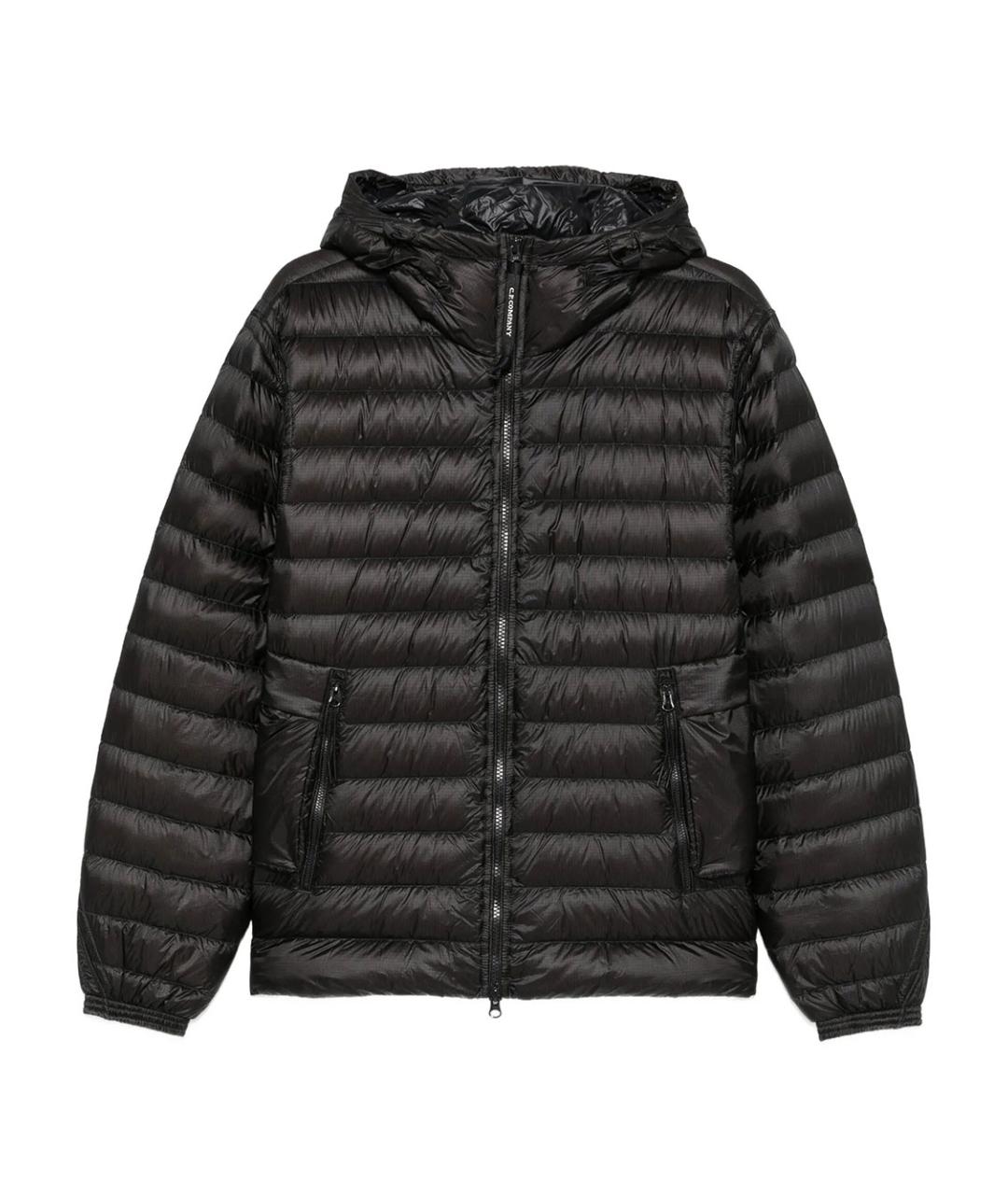 CP COMPANY Черный полиамидовый пуховик, фото 1