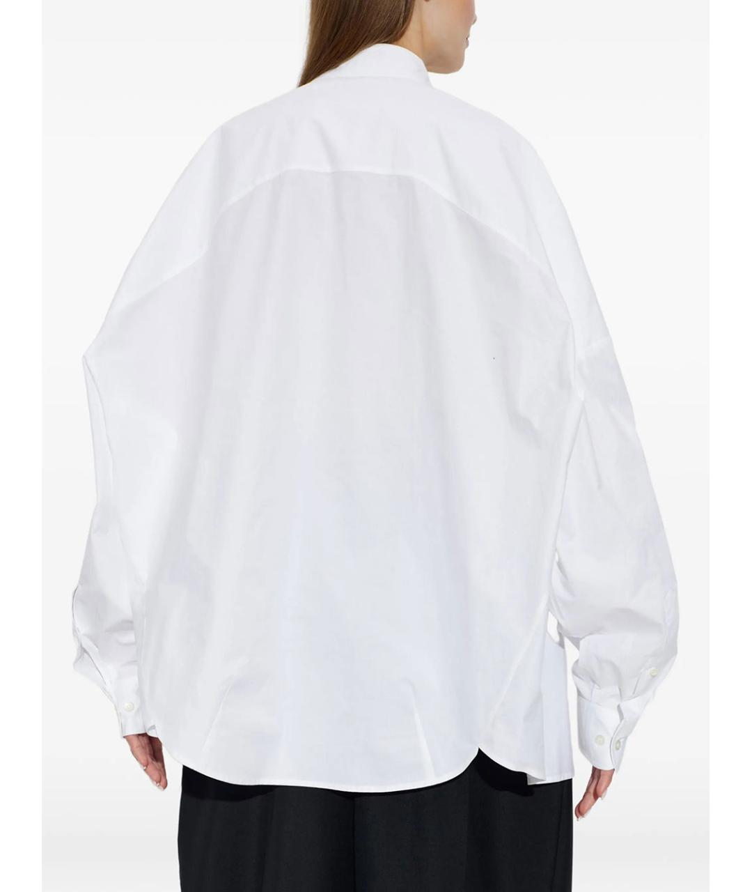 DRIES VAN NOTEN Белая хлопковая рубашка, фото 3