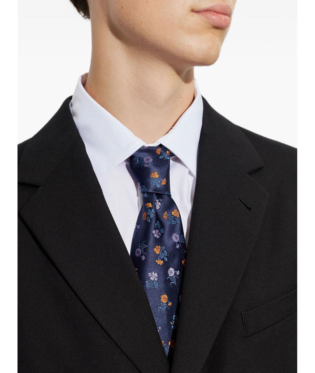 DRIES VAN NOTEN Мульти шелковый галстук, фото 2