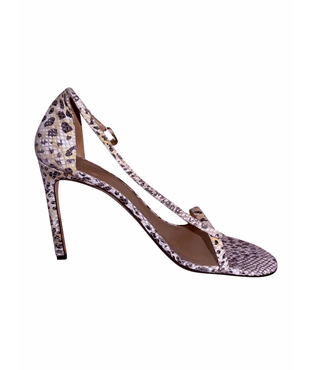 STUART WEITZMAN Мульти кожаные босоножки, фото 1