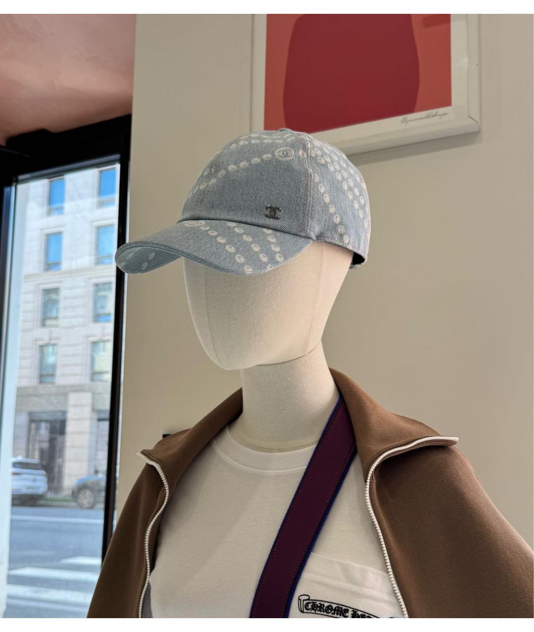 CHANEL Голубая кепка, фото 8