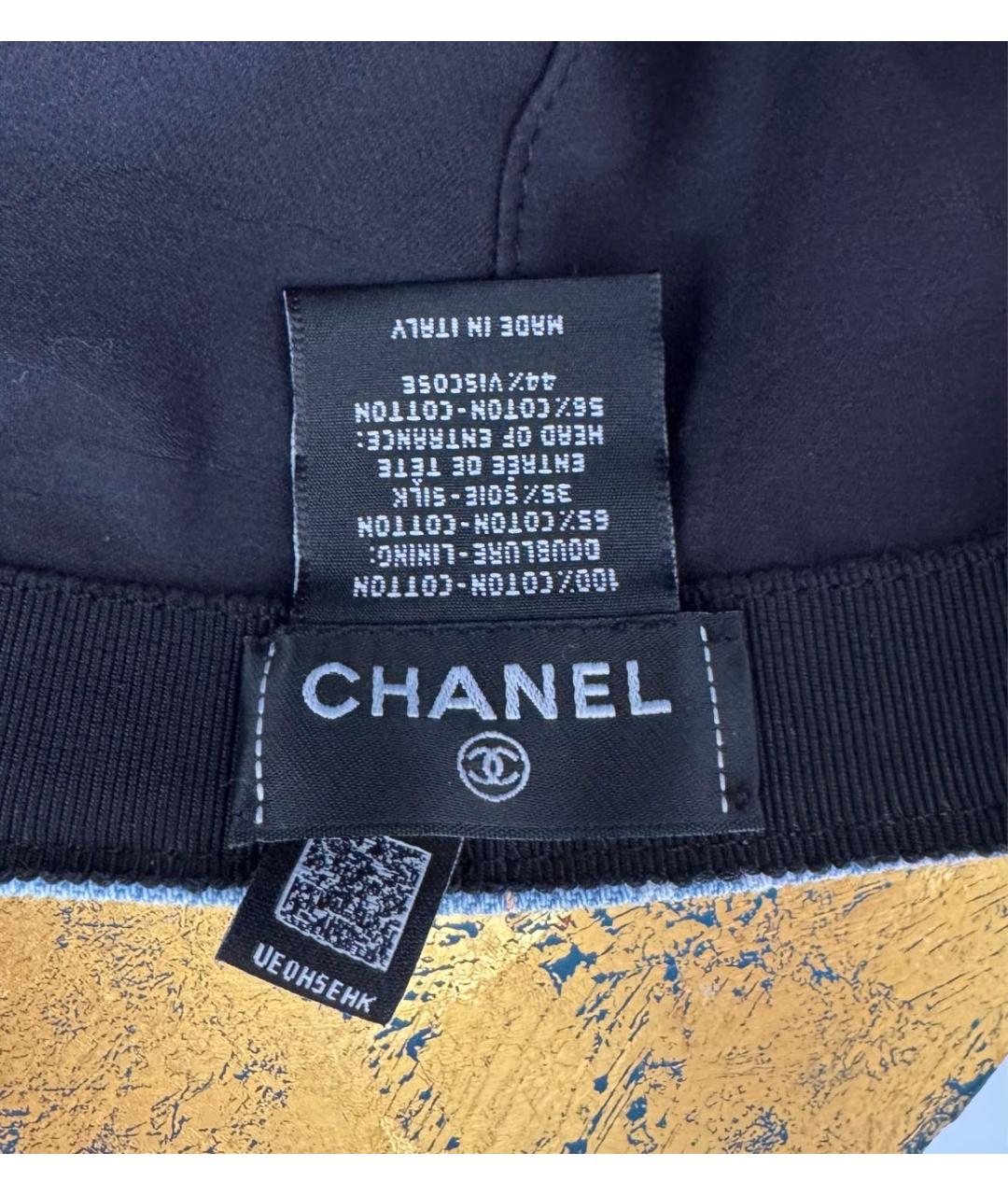 CHANEL Голубая кепка, фото 6
