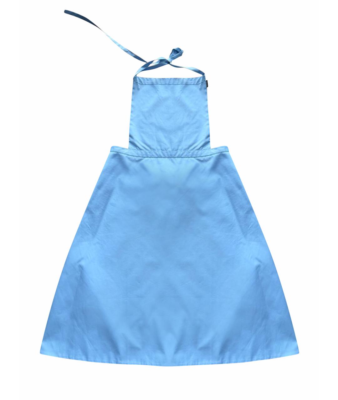 MIU MIU Голубое хлопковое платье, фото 1